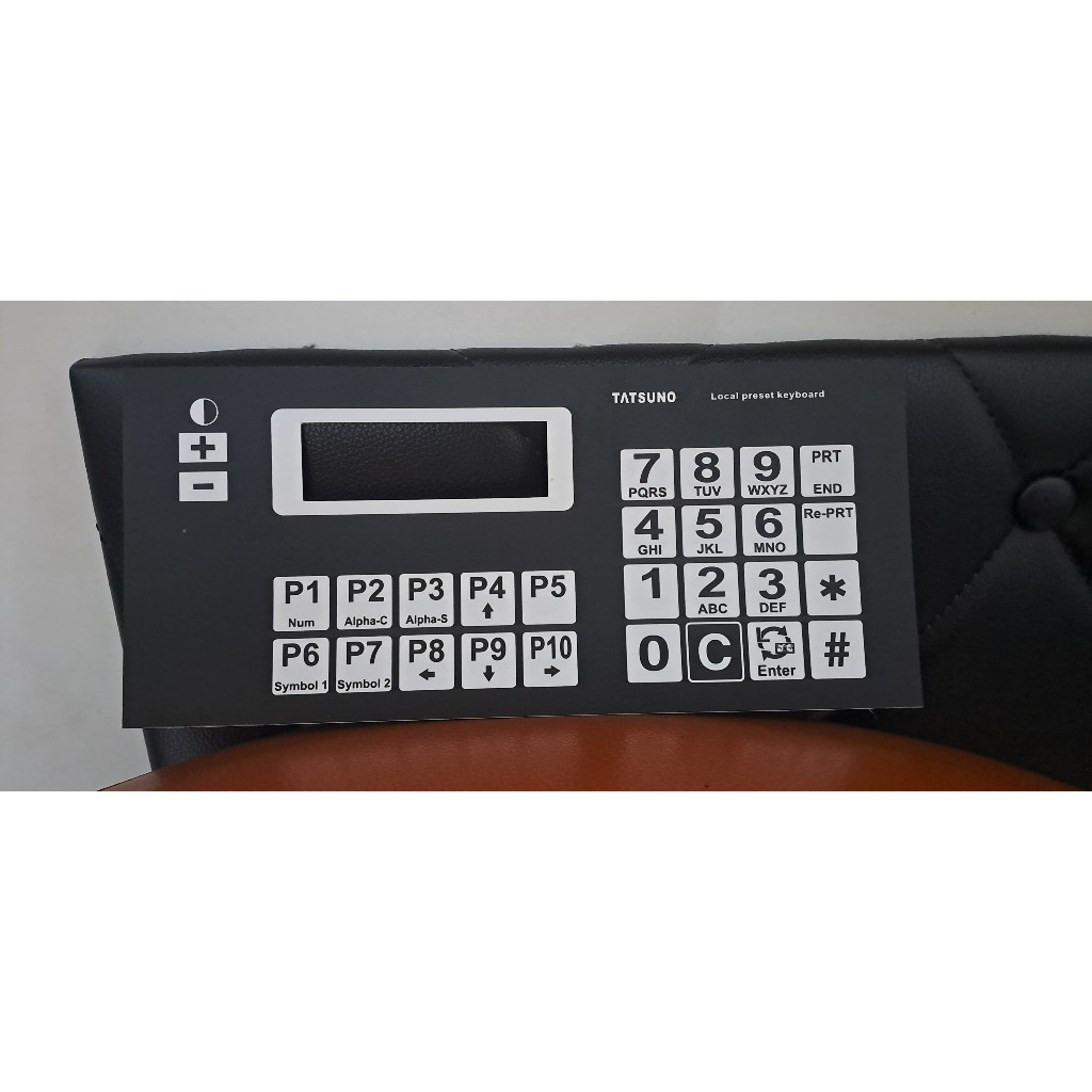 Stiker Tatsuno Keypad Tatsuno Sunny XE