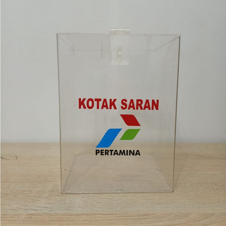 Kotak Saran Akrilik SPBU pertamina